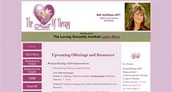 Desktop Screenshot of heart-of-therapy.com